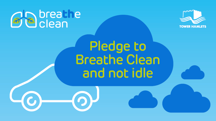 Pledge to Breathe Clean and not idle infographic