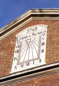Sundial on Jamme Mosque, former synagogue