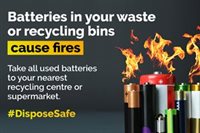 Tower Hamlets launches 'Dispose Safe' lithium-ion battery campaign to tackle waste truck fires