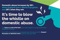 Football World Cup: no excuse for domestic abuse