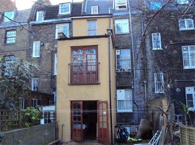 103 Bow Road, unauthorised extension
