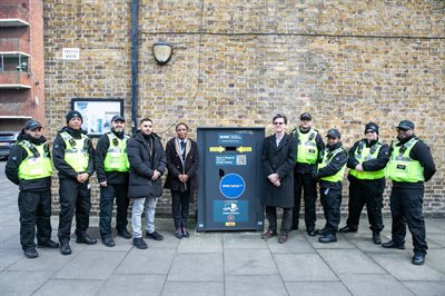 Knife Amnesty Bin collection Jan 2025