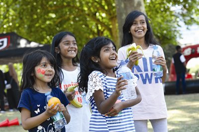 Happy Kids in Tower Hamlets Park