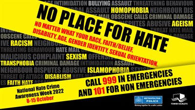 Tower Hamlets is No Place for Hate