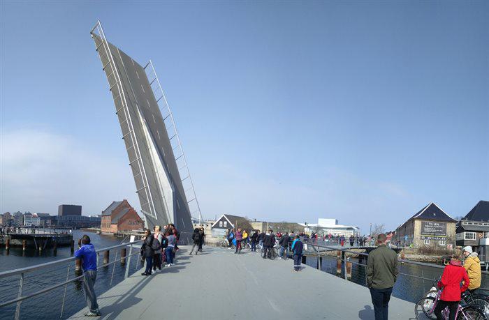 Butterfly Bridge in Copenhagen