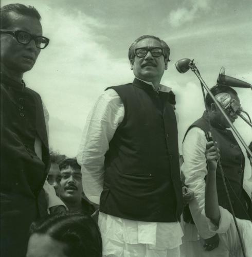 Bangabandhu Sheikh Mujibur Rahman. Credit - Photographer Abul Lais Shyamal/Swadhinata Trust