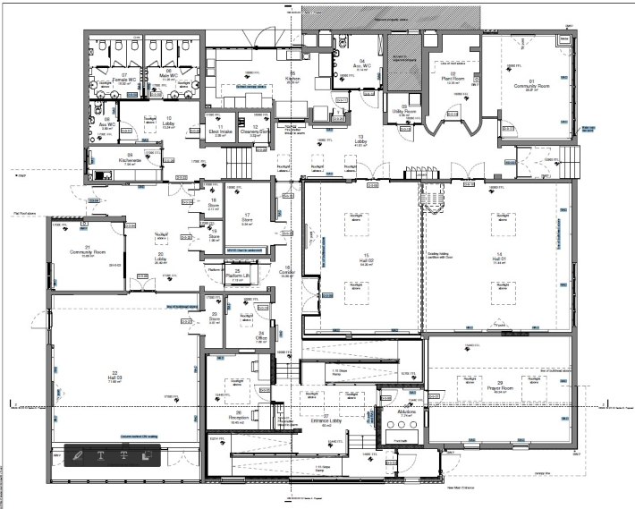Granby Community Halls floorplan