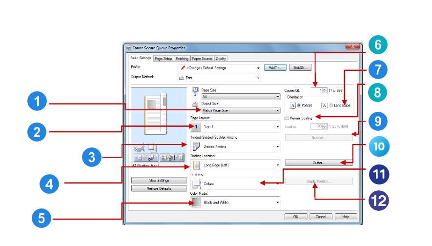 PrinterSettingsOptions