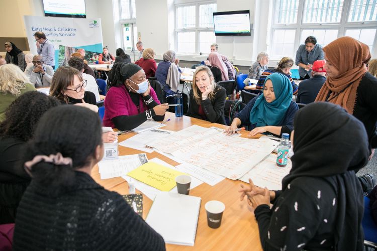 Family Hubs workshop at the PDC