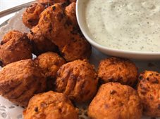 Falafel and dip