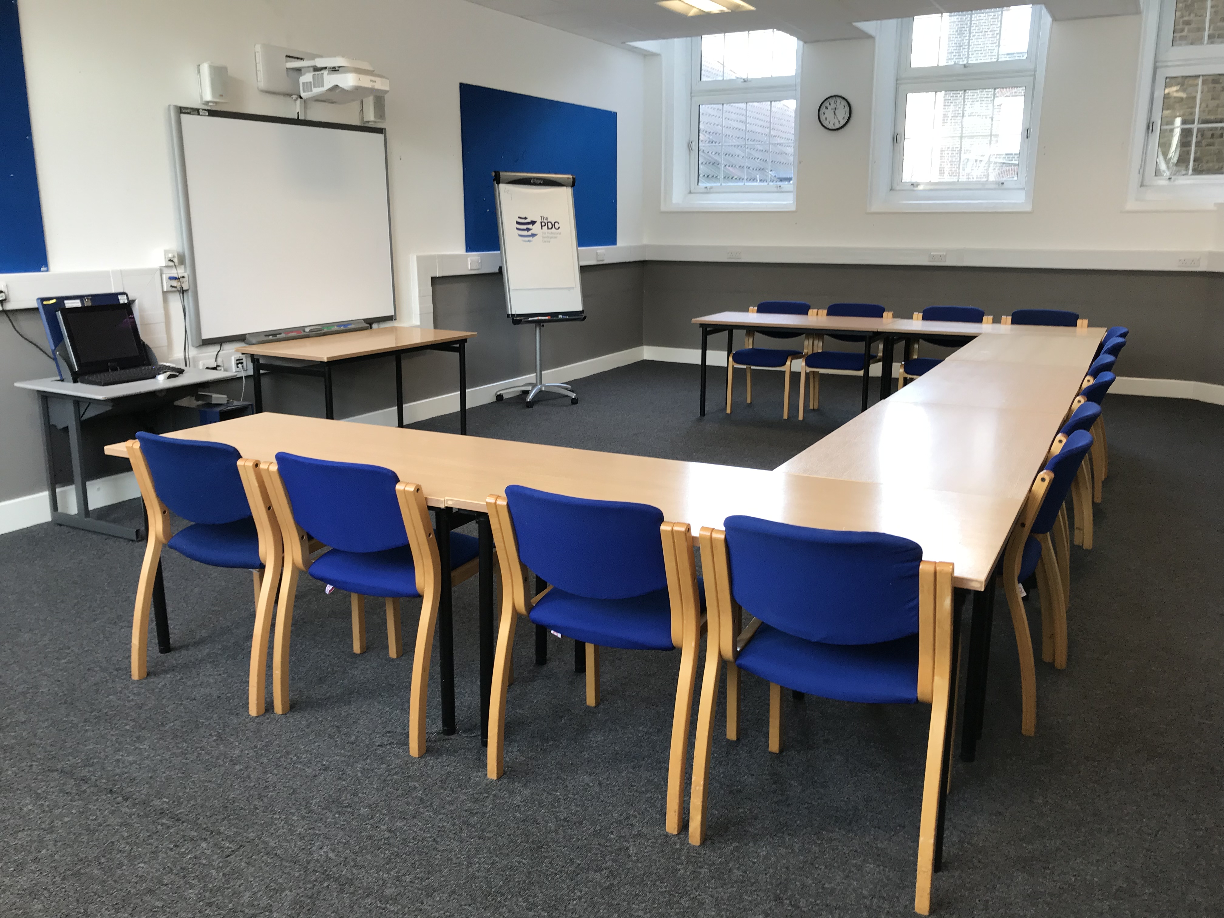 room 103 - ushape tables and chairs