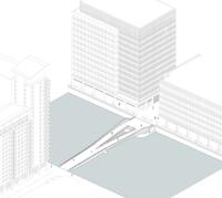 Axonometric diagram of the bridge in the closed position