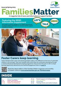 Families Matter Front Page Image Spring Term 2023