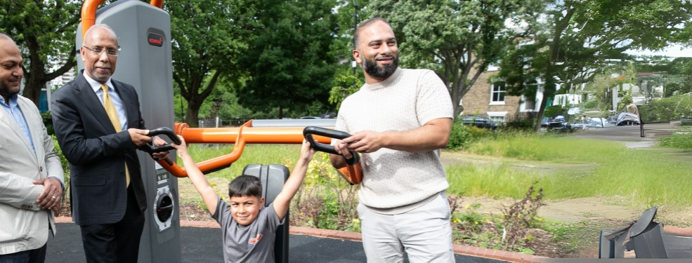 Three playgrounds improved
