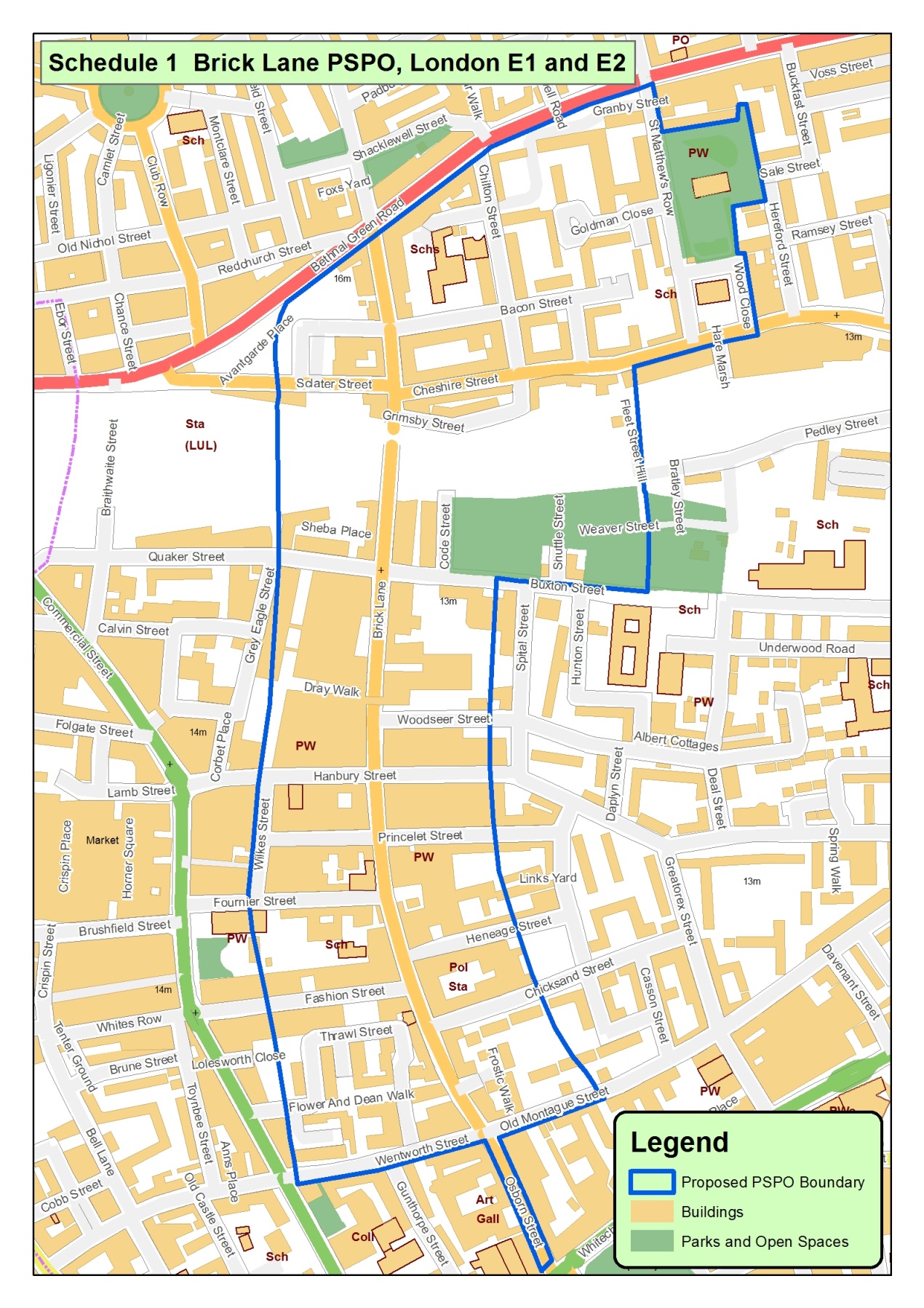 BRICK LANE PSPO