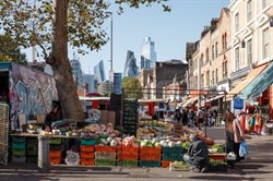 Whitechapel Market high street