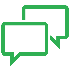 speech bubbles