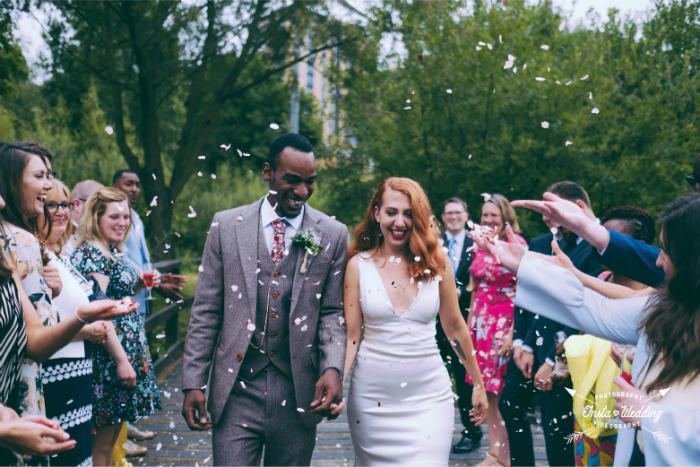 Couple tie the knot at The Pavilions