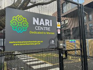 Nari Centre signage