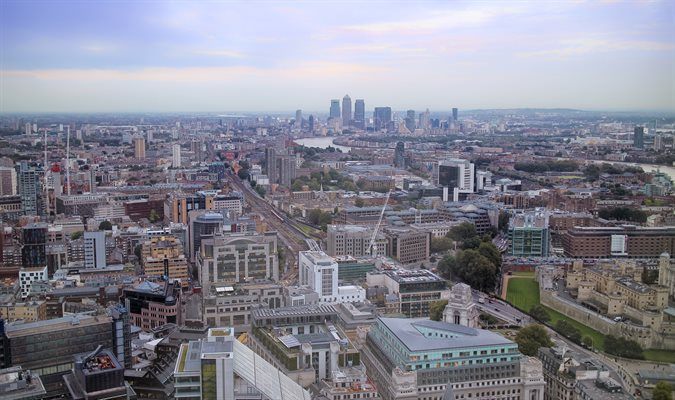 Skyline view of the city