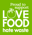 love food hate waste logo