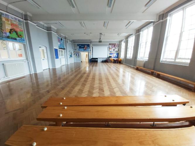 Top Hall Bonner School Mile End long view