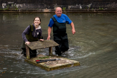 Volunteers in the drink Volunteers in the drink