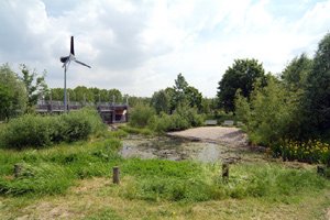 Windmill in the Ecology Park Windmill in the Ecology Park